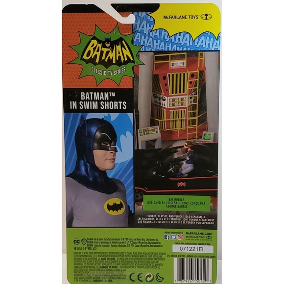 McFarlane Toys - DC Retro Batman 66 - Batman Swim Shorts - Action Figure (15042) - Picture 4 of 4